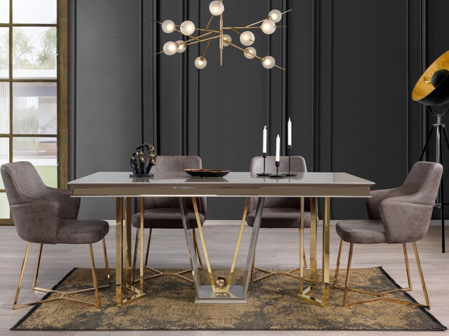 Vertu Dinning Table | Living Room | Gloria Furniture